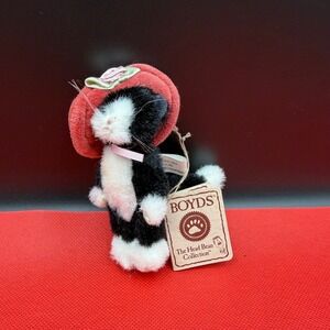Boyds Collection Kittie Cat Plush Head Bean Heirloom Series Hat 562480
